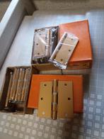 Scharnieren voor deur -- 16 stuks ( nieuw), Doe-het-zelf en Bouw, Ophalen of Verzenden, Nieuw, Koper of Messing, Scharnier