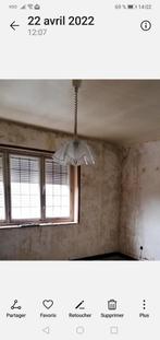 Glazen hanglamp, Ophalen, Gebruikt, Glas