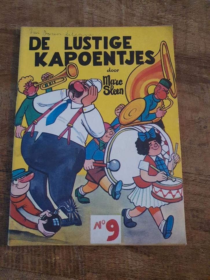 De lustige kapoentjes 9 - sc - 1e druk (1964) zgst, Boeken, Stripverhalen, Zo goed als nieuw, Eén stripboek, Ophalen of Verzenden