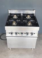 MODULAR GAS 4-PITS GASFORNUIS -FORNUIS - ELEKTRISCHE OVEN., 60 cm of meer, 4 kookzones, Hete lucht, Vrijstaand