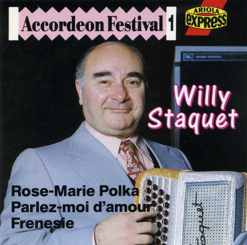 Willy Staquet - Accordeon Festival (cd), Cd's en Dvd's, Cd's | Instrumentaal, Ophalen of Verzenden
