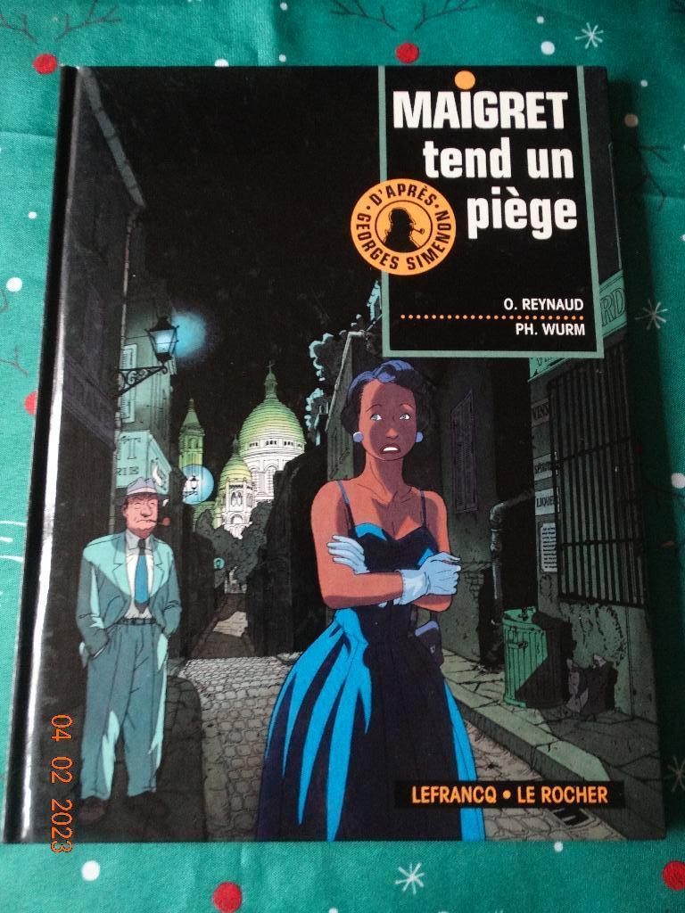 Bd  DEDICACE - MAIGRET tend un PIEGE - EO - Ph WURM, Wurm philippe, Enlèvement ou Envoi, Une BD, Utilisé