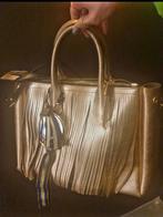 Mooie tas met franjes Gum Gianni chiarini lichtgoud, Ophalen of Verzenden, Gebruikt, Handtas