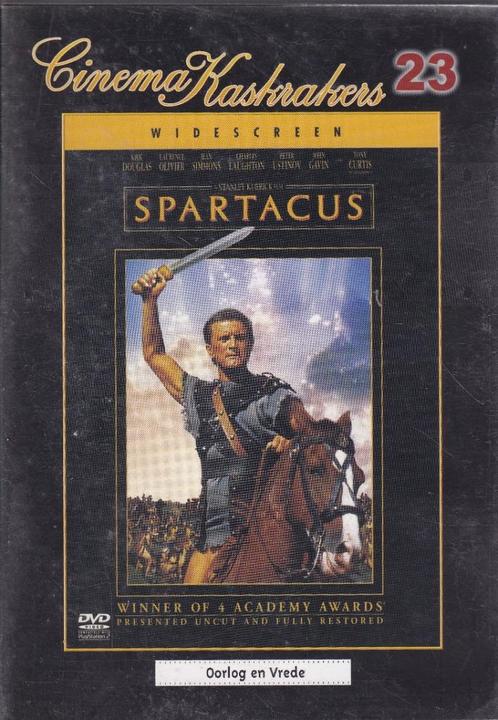 Spartacus (1960) Kirk Douglas - Laurence Olivier, CD & DVD, DVD | Classiques, Utilisé, Action et Aventure, 1940 à 1960, À partir de 12 ans