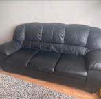 2 Canapé 3 place chacun + table et tapis, Ophalen, Zo goed als nieuw, Leer