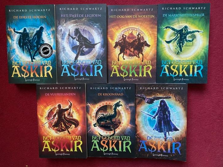 RICHARD SCHWARTZ HET GEHEIM VAN ASKIR DE COMPLETE SERIE EN D, Boeken, Fantasy, Ophalen of Verzenden