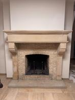 Schouw natuursteen, Enlèvement, Comme neuf, Cheminée sur pied, Cheminée au bois