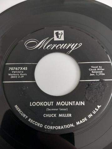CHUCK MILLER.  LOOKOUT MOUNTAIN.  POPCORN USA 45T, Enlèvement ou Envoi, Comme neuf