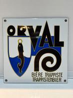Plaque émaillée Orval 12/12cm, Antiquités & Art, Enlèvement ou Envoi