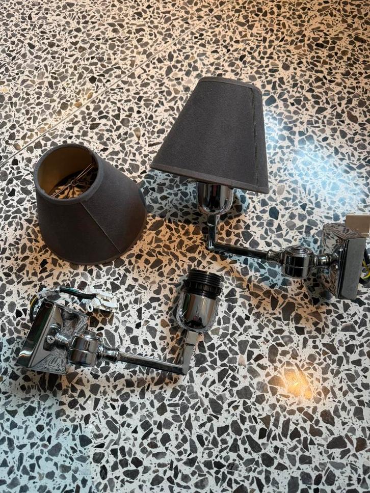 Appliques avec abat-jour, Huis en Inrichting, Lampen | Wandlampen, Zo goed als nieuw, Ophalen