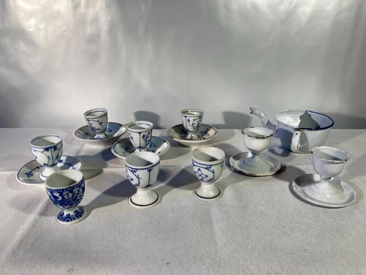 Antieke eierdopjes, Antiek en Kunst, Antiek | Servies compleet, Ophalen
