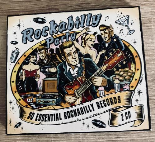 Dubbel-cd Rockabilly Party (Rock 'n' Roll uit de jaren 50), Cd's en Dvd's, Cd's | Verzamelalbums, Zo goed als nieuw, Ophalen of Verzenden