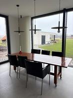 Houten tafel, Huis en Inrichting, Tafels | Eettafels, Ophalen, Gebruikt, 200 cm of meer, 50 tot 100 cm