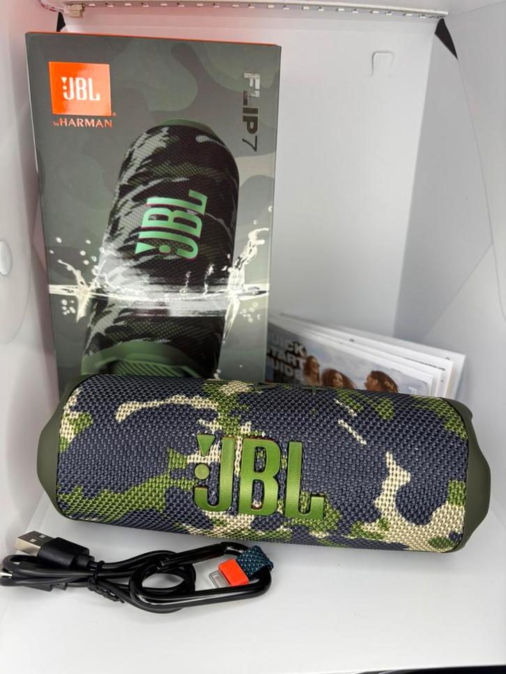 JBL Flip 7 Camouflage – Powerful Sound Anywhere, TV, Hi-fi & Vidéo, Enceintes, Neuf, JBL, Enlèvement ou Envoi