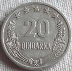 ALBANIE : 20 QINDARKA 1969 KM 46, Enlèvement ou Envoi, Autres pays, Monnaie en vrac