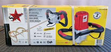 Star tools handmenger 1500W met gegalvaniseerde roerstaaf. beschikbaar voor biedingen