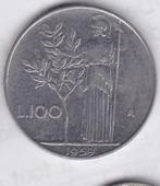 Italiaanse munteenheid: 100 lira 1959, Ophalen of Verzenden, Italië, Losse munt