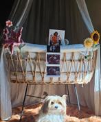 Wieg Childhome, rotan, metalen poten, Kinderen en Baby's, Babywiegjes en Ledikanten, Ophalen, Zo goed als nieuw, Wieg