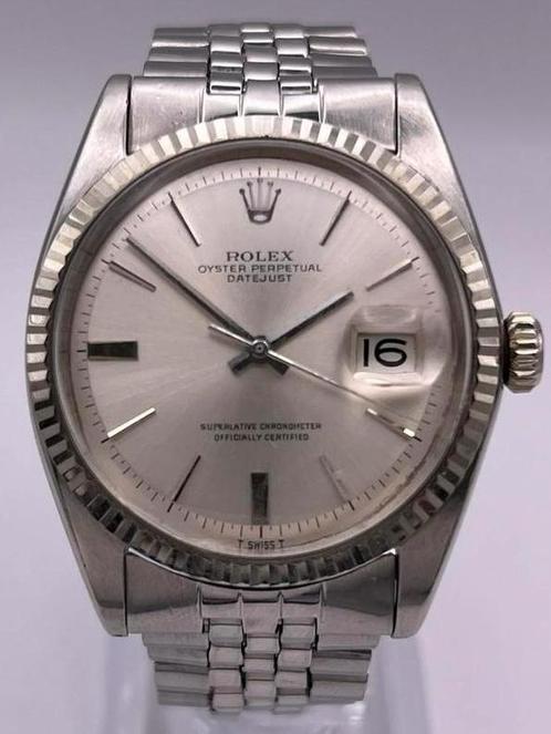 Rolex Datejust 1601 (36mm - 1962), Handtassen en Accessoires, Horloges | Antiek, Polshorloge, Overige merken, Goud, 1960 of later