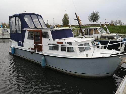 motorboot, Watersport en Boten, Motorboten en Motorjachten, Gebruikt, Staal, 9 tot 12 meter, Diesel, Binnenboordmotor, 50 pk of meer