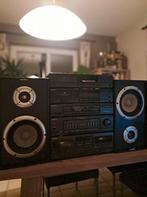stereoketen sony + boxen 2x 60 watt, Enlèvement ou Envoi, Utilisé, Lecteur CD, Composants en vrac