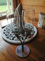 Staander met 2 glazen, moet&chandon, Verzamelen, Ophalen of Verzenden