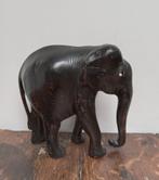 Éléphant noir en bois, Antiquités & Art, Art | Sculptures & Bois, Envoi