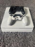 PlayStation 4 Slim White 500 GB + 2 DualShock 4-controllers, Games en Spelcomputers, Spelcomputers | Sony PlayStation 4, Ophalen