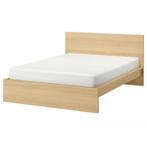 IKEA Malm bed 1,80 x 2,00 + lattenbodem, Ophalen of Verzenden, Zo goed als nieuw, Bruin