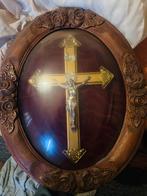 Antiek Kruisbeeld met rozen, Antiek en Kunst, Curiosa en Brocante, Ophalen