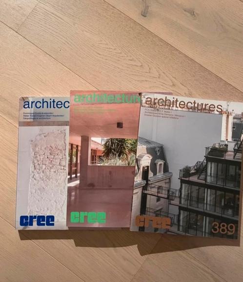 Magazines d'architecture Cree 388 - 389 - 390, Livres, Art & Culture | Architecture, Enlèvement ou Envoi