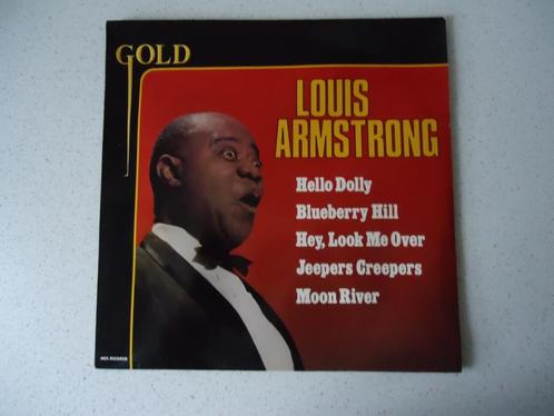 LP van "Louis Armstrong" Hello Dolly Gold anno 1980., Cd's en Dvd's, Vinyl | Jazz en Blues, Zo goed als nieuw, Jazz en Blues, 1960 tot 1980
