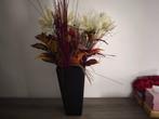 Zeer elegante vaas met kunstbloemen, Ophalen of Verzenden, Zo goed als nieuw