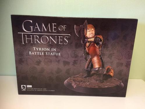 Limited Tyrion Lannister Game of thrones Battle statue NIEUW, Verzamelen, Film en Tv, Nieuw, Film, Beeldje, Replica of Model, Ophalen of Verzenden