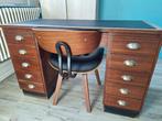Antiek bureau en bureaustoel, Ophalen, Gebruikt, Bureau