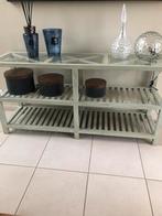 Console bois et verre, Maison & Meubles, Enlèvement, Comme neuf