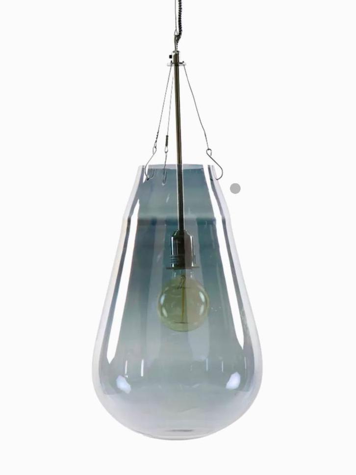 Hanglamp Pomax - Bullia, Huis en Inrichting, Lampen | Hanglampen, Nieuw, 50 tot 75 cm, Glas, Metaal, Ophalen of Verzenden