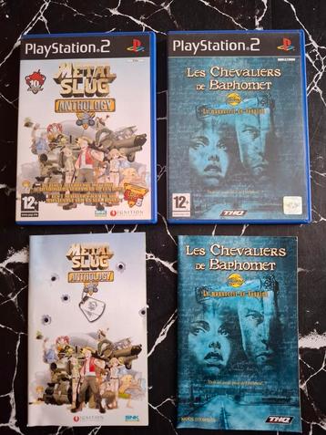 2 PlayStation 2-games! Metal Slug + Knights of Baphomet  beschikbaar voor biedingen