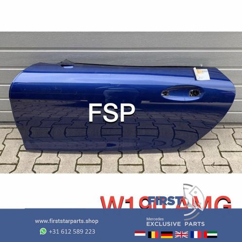W190 C190 S190 R190 AMG GT DEUR LINKS BLAUW PORTIER COMPLEET, Auto-onderdelen, Carrosserie, Deur, Mercedes-Benz, Voor, Links, Gebruikt