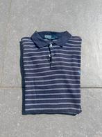 Ralph Lauren Polo Gesteept - Maat L, Kleding | Heren, Polo's, Maat 52/54 (L), Zwart, Ralph Lauren, Ophalen of Verzenden