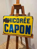 Emaille bord chicorei Capon., Ophalen of Verzenden, Gebruikt, Reclamebord