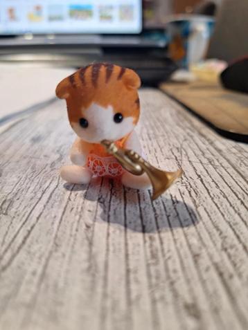 Sylvanian Families - Maple Cat Trumpet Baby