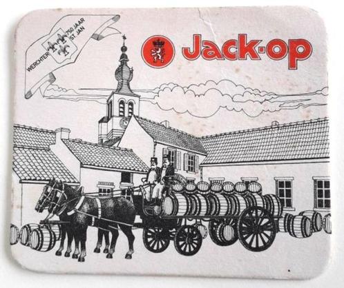 bierviltje "Jack-Op" Werchter 750 jaar St. Jan, Verzamelen, Biermerken, Gebruikt, Viltje(s), Ophalen of Verzenden