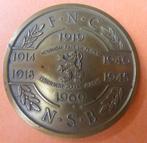 Medaille 65 mm NSB/FNC nationale Strijdersbond België, Verzamelen, Overige soorten, Ophalen of Verzenden, Lintje, Medaille of Wings
