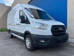 Ford Transit 2.0 TDCi L4H3 RWD - 170 pk -Camera -PDC -1ste, Auto's, Bestelwagens en Lichte vracht, 0 kg, 1995 cc, Zwart, 0 kg