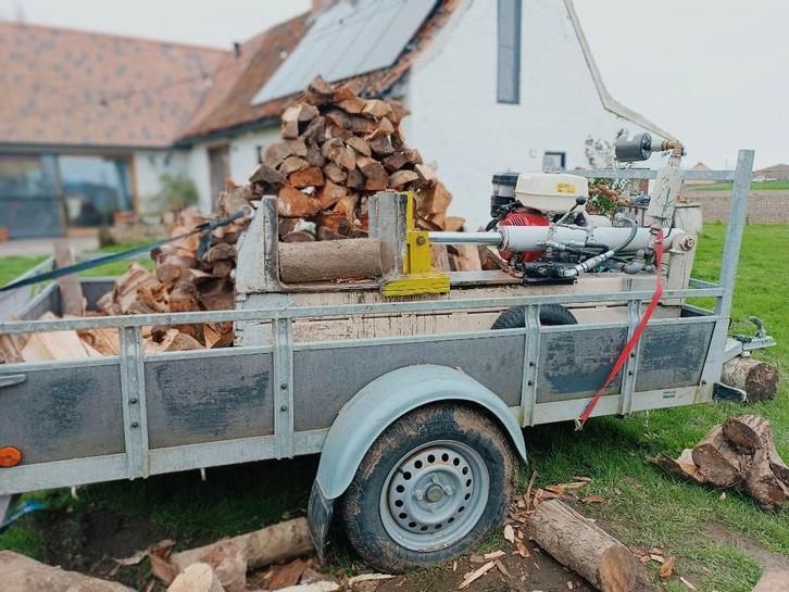 houtkliever te huur 22 ton met urenteller, Jardin & Terrasse, Fendeuses, Essence, Enlèvement