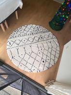 Nouveau dos berbère rond à poils longs 160cm écru crème, Neuf, 150 à 200 cm, Crème, Rond