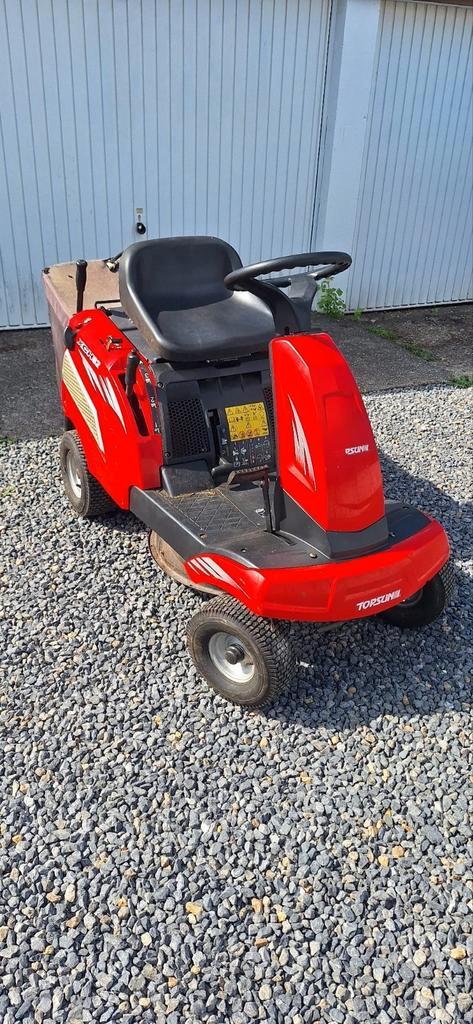 Topsun gazontractor, Tuin en Terras, Zitmaaiers, Zo goed als nieuw, Elektrische starter, Ophalen