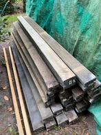 Houten Gleufpalen 88x88x180 (21stuks), Tuin en Terras, Ophalen of Verzenden, Zo goed als nieuw, 180 tot 250 cm, Palen