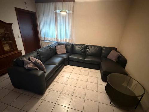 Hoeksalon zetel 7 plaatsen, Huis en Inrichting, Zetels | Complete zithoeken, Stof, Ophalen